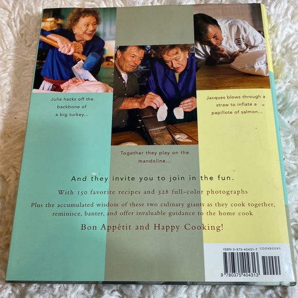 JULIA and JACQUES COOKING AT HOME by JULIA CHILD & JAQUES PEPIN HB EUC - Picture 3 of 9